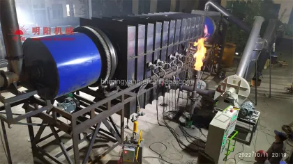 Olive Palm Oil Pomace Charcoal Making Machine - Continuous Carbonization Furnace for Agro Waste Biochar Production