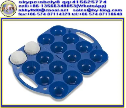 2014 newest ABS 8 in 1, 5 in 1, 3 in 1 blue / red plastic snowball tong / snow ball tong