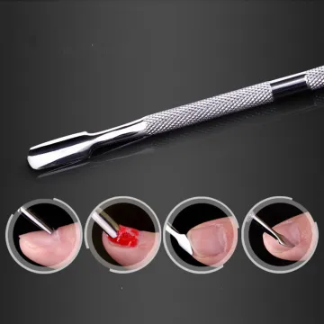 Stainless Steel Nail Polish Remover Tools UV Gel Polish Remover Manicure cleaner nail uv gel Tool