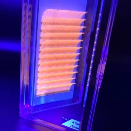 Korean Neon UV Glow in the Dark Eyelash Extensions