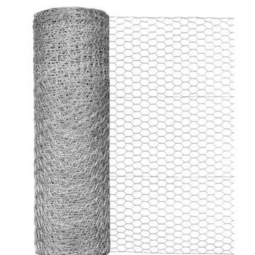1/2 Zoll verzinktes sechseckiges Drahtgeflecht 1,0 m x 25 m