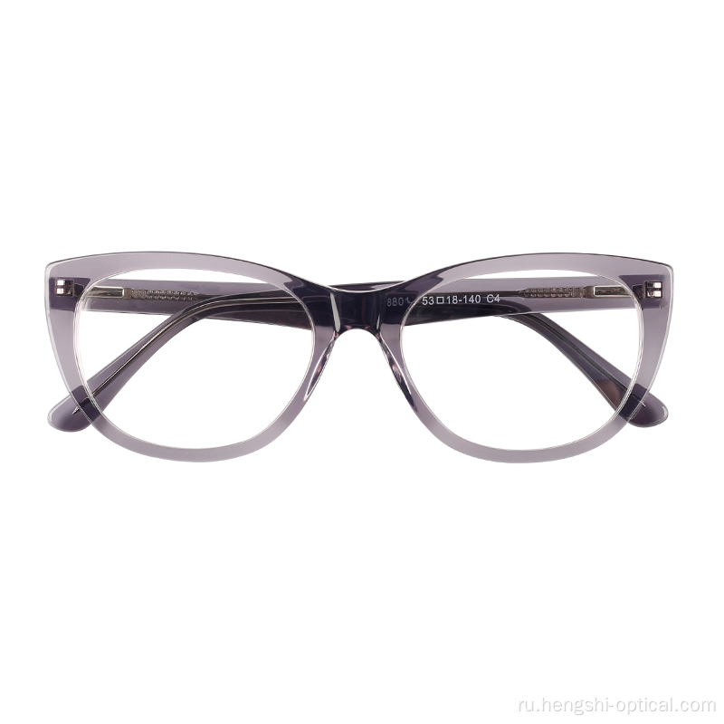 Высококачественный Cat Eye Computer Clear Blue Lightsces Acetate Rame