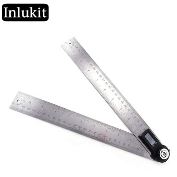 2-in-1 360 derajat Digital Angle Finder and Right Protractor-560mm