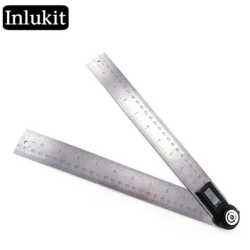 2-in-1 360-Degree Digital Angle Finder and Ruler Protractor - 560mm