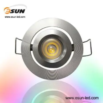 1W led downlights,hign lumen,CNC casting with CE RoHS