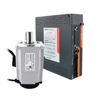 High-Power 750W 80SSP75 Servo Motor CNC Kit with Brake and ASD275 Driver, 2.39N.m Torque, 3000-6000rpm for Packaging Machines - 220V