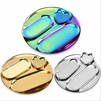 Nordic Stainless Steel Jewelry Plate