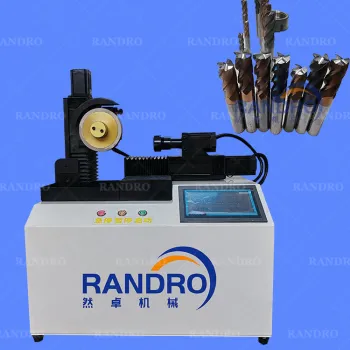 RANDRO Fully Automatic Multi-Blade Alloy Tungsten Steel Knife CNC End Milling and Sharpening Machine: Precision Tool Manufacturing Solution
