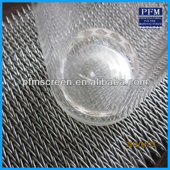 steel chrome stainless steel food spiral mesh