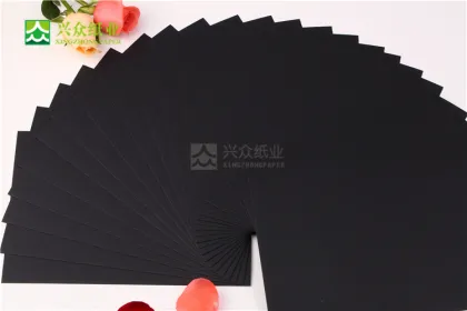 110gsm Black Paperboard Colored Cardboard Paper