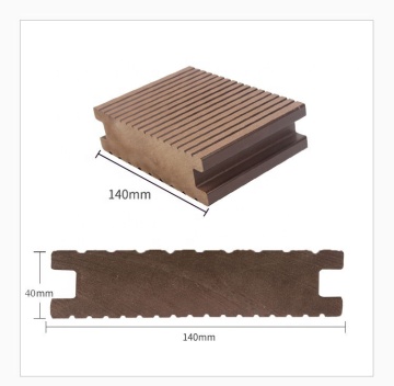 Decking composito all'aperto all'ingrosso: assi WPC solide impermeabili per pavimenti e strade da giardino