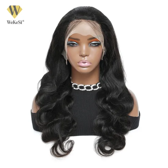 Wholesale OEM Brazilian Wig Virgin Body Wave Human Hair Frontal Wig 5x5 6x6 HD Lace Front Closure Wig