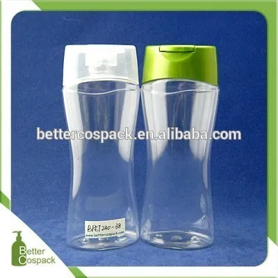 8oz plastic shampoo bottle 240ml PET shower gel bottle
