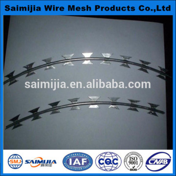 galvanized steel Razor Barbed Wire with burglary-resisting window