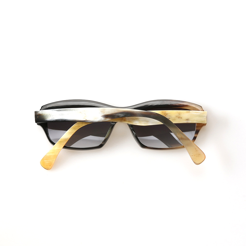 Black and White Bullhorn Sunglasses