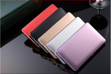Portable Ultrathin 2 USB External Battery Power Bank Pack Charger for Iphone huawei Xiaomi