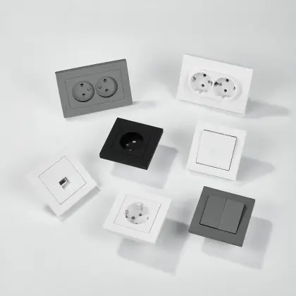 Elendax 250V Recessed Wall Socket Without Grounding