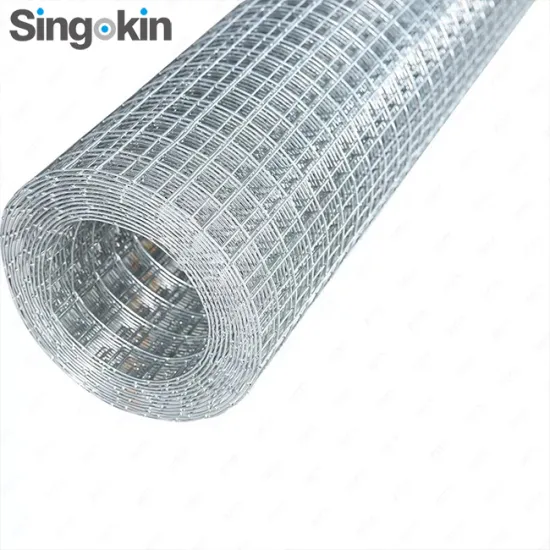 Welded Wire Mesh 24 Inch Wide 1/2 Inch X 1 Inch 14 Gauge 316 Stainless Steel