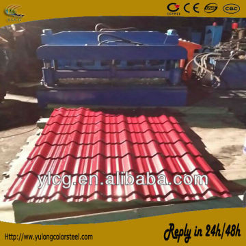 color corrugated galvanized iron roofing sheet profiling machine