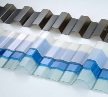 High Impact Strength Lightweight Corrugated Polycarbonate Roofing Sheets