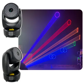 Professional Laser Light System for Nightclubs: 5W Moving Head with Full Color Animation Laser Bar