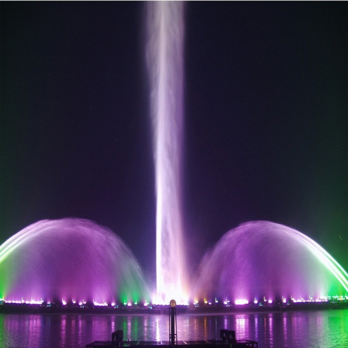 Coloful Lighting Music Dancing Fountain with Super High Jet