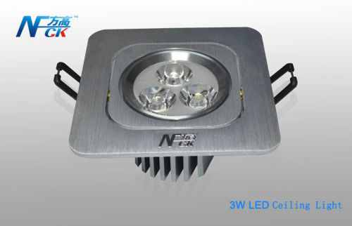 3w / 6w 220v Aluminum Led Indoor Ceiling Lights , Ra 90 Led