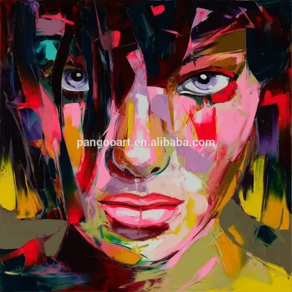 2015pop abstract Portrait Oil paintings