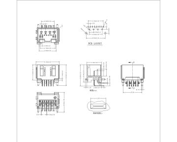 P2.5 12P Automotive Double Row Right Male