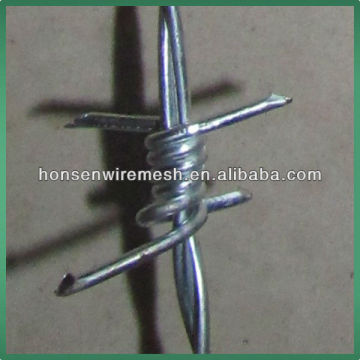 2014 High Quality double twist Galvanized barbed wire