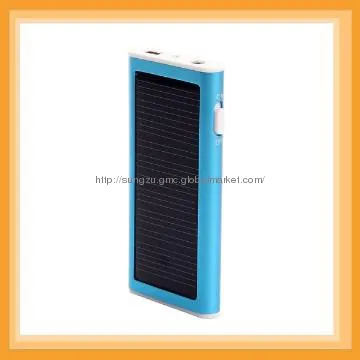 Multiple solar mobile phone charger with lamps