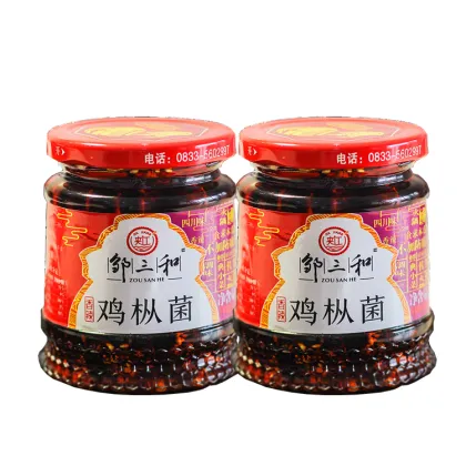 200g Wholesale Chinese Flavor spicy Chicken Fungus Sauce
