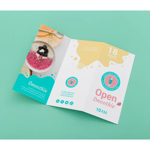 Professional Tri-Fold Brochure Design Ideas