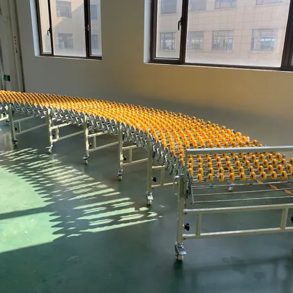 wheel conveyor telescopic roller conveyor for carton
