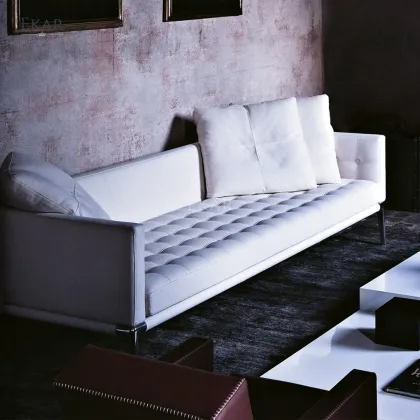 Timeless Elegance: Solid Wood Multi-Layer Pine Black Sofa