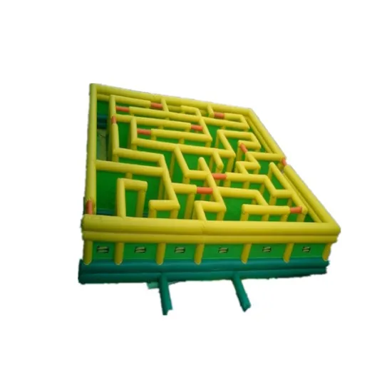 Outdoor Giant Inflatable Tunnel Maze Obstacle Course for Kids' Fun and Sports