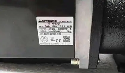 HF-KP73G1 Mitsubishi Industrial Frameless Servo Motor