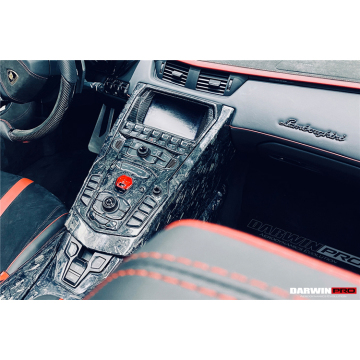 Dry Carbon Fiber Centre Console Surround for Lamborghini Aventador LP700 Coupe Roadster LHD
