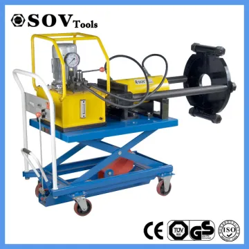 Automatic Solenoid Valve Controlled Hydraulic Cart Puller for 220V 1.1KW Electric Hydraulic Pump Station