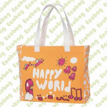 Shoulder Cotton Bag, Available in Various Logos and Materials