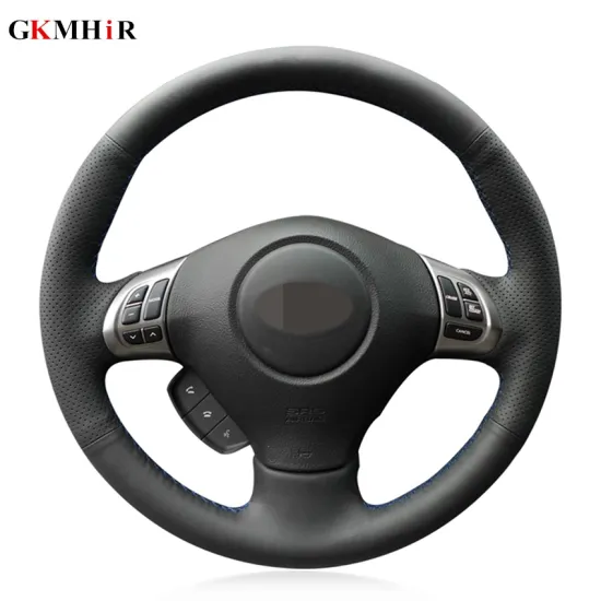 Black Artificial Leather Steering Wheel Cover for Subaru Forester 2008-2012 Impreza 2008-2011 Legacy 2008-2010 Exiga 2009