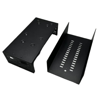 Custom Stainless Steel Bending and Black Coated Sheet Metal Fabrication Services