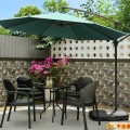 Round side sun umbrella