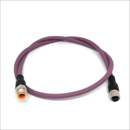 DeviceNet cable M12 A-code DIN connector