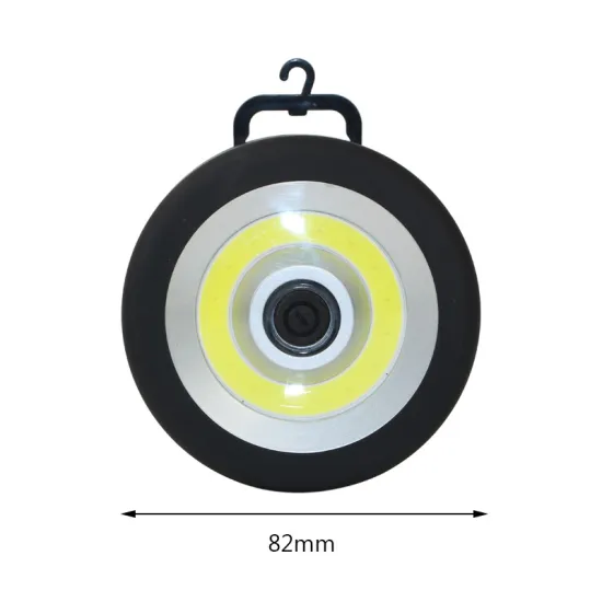 Round COB Work Light with Hook and Magnet