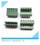Top selling 6 Pin 9 Pin 5.08mm Pitch Electrical PCB Plug-in Screw Terminal Block Connector Right Angle with Green Color