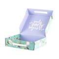 Corrugated Cloth Shoe Box Cardboard Gift Box Handle