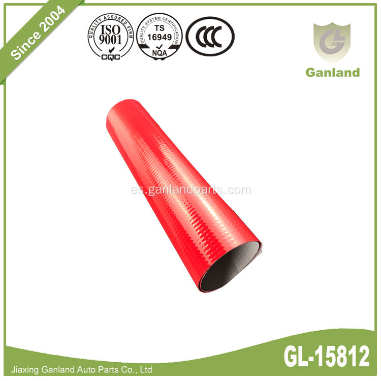 Cubierta de camión impermeable pvc lona roll rojo 900GSM