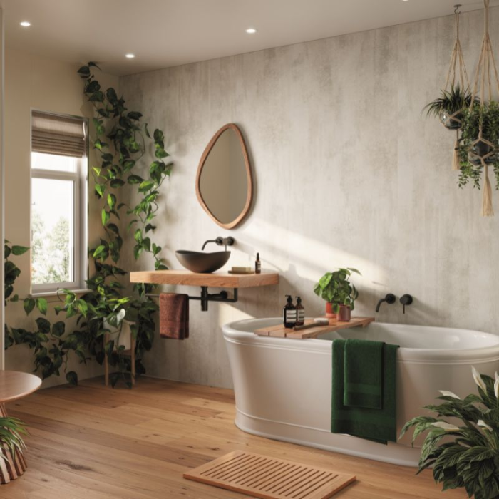 แผงผนัง SPC ทนต่อแรงกระแทก ผนังน้อยที่สุด