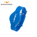 Vattentät PVC Mifare Ultralight EV1 rfid armband för evenemang